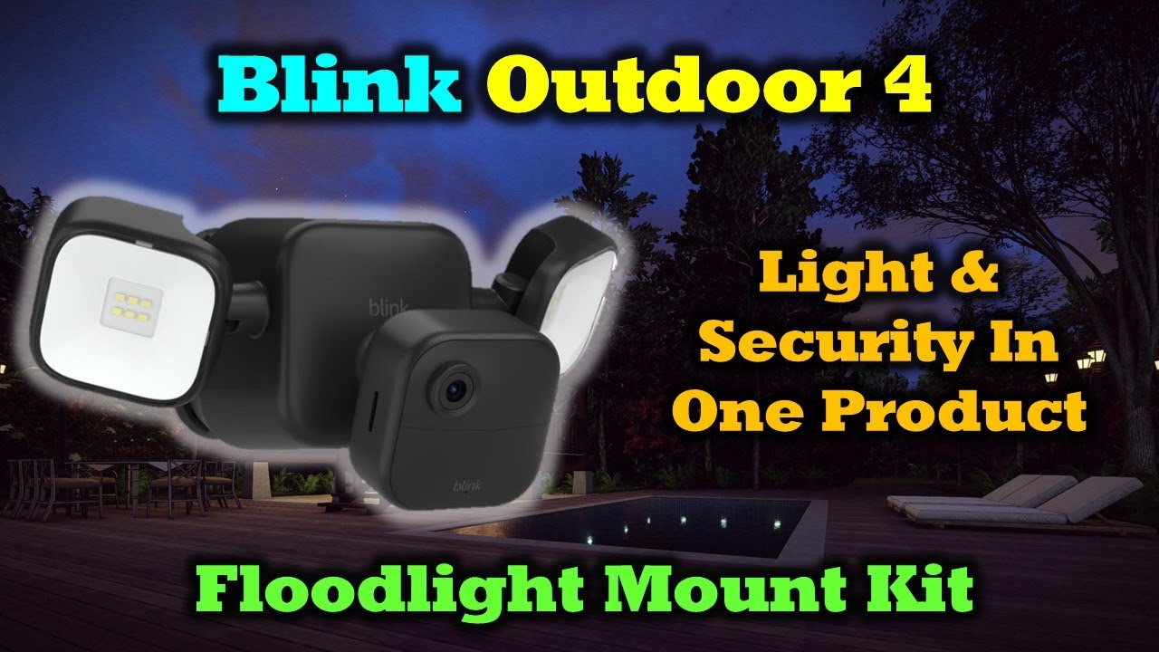 Комплект прожекторов Blink Outdoor 4 — безопасность и освещение в одном продукте!