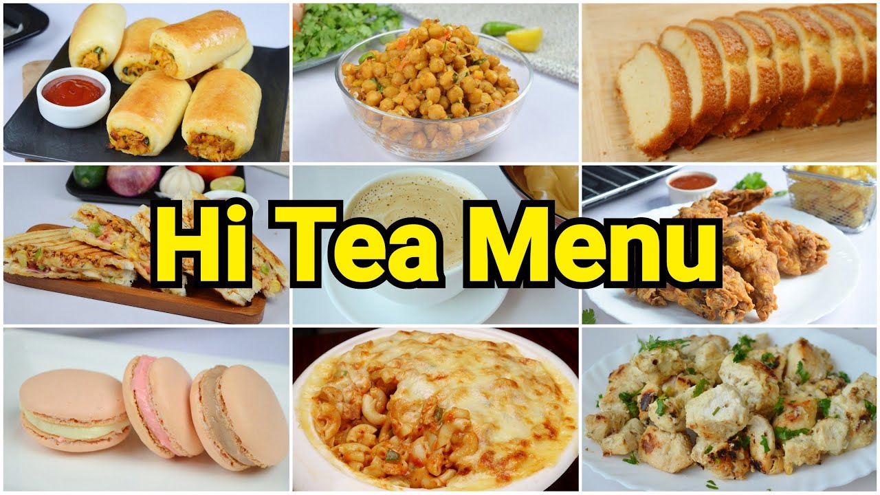 Special Hi Tea Complete Menu ❗ 9 Recipes For Evening Party by (YES I CAN COOK)