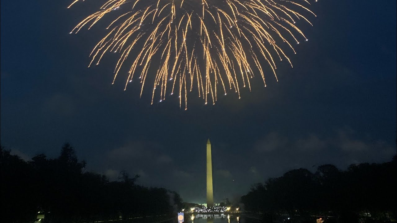 4th of July Fireworks Washington DC What the Full Show Looks Like | Best View from Lincoln Memorial