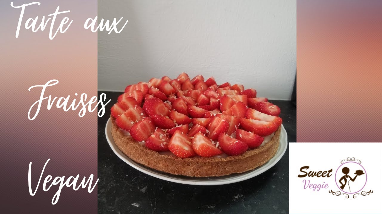 Tarte aux fraises vegan