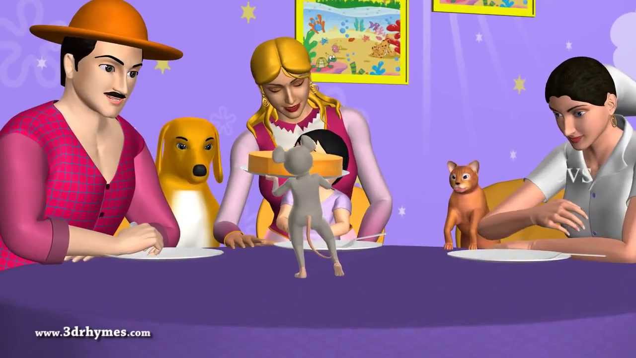 The Farmer in the dell - 3D Animation English Nursery rhymes for children