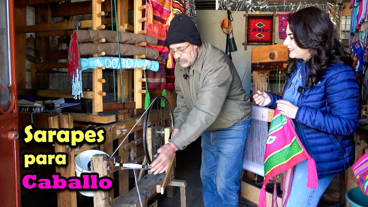 Hermosos SARAPES PARA CABALLOS y aprendió SOLO a hacerlos | ALMA Coronel