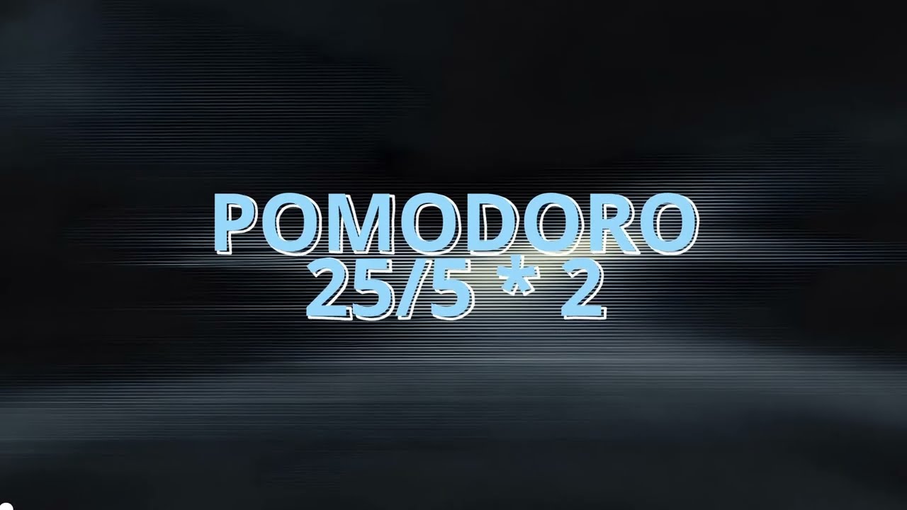 Clockless 1 Hour Pomodoro Timer | 25/5 Study With Me | Focus Music