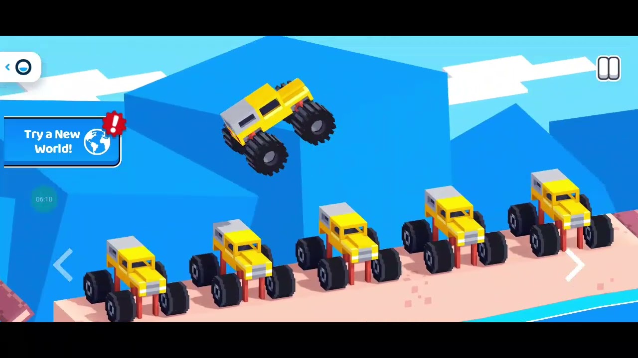 Joguei um jogo de carro meio estranho