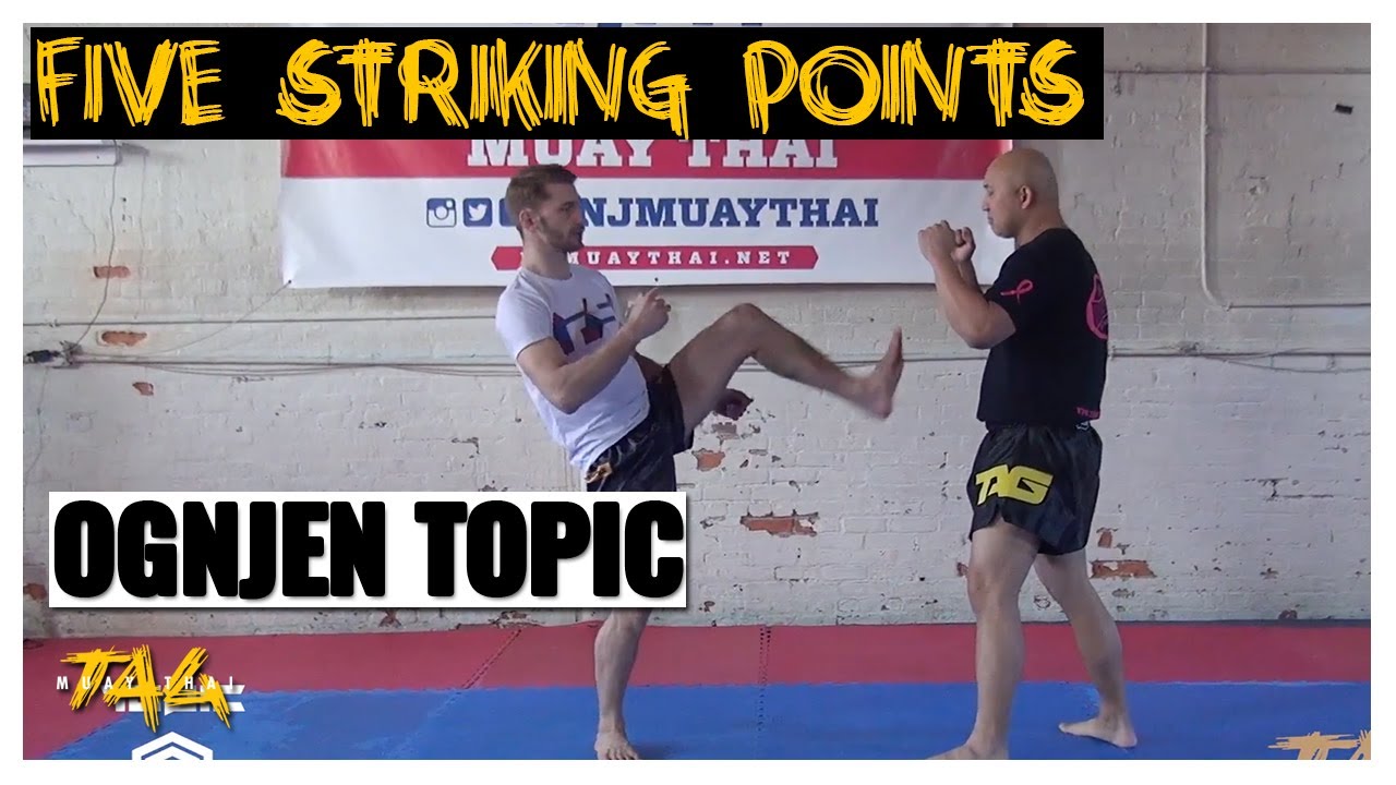 Foot Jab (Teep) &ndash; Five Striking Points with Ognjen Topic and Chris Aboy