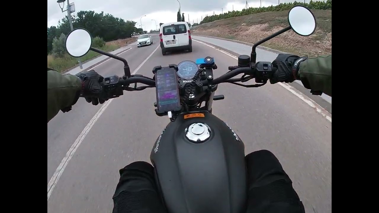 Keeway X-Light, After work drive to Cambrils
