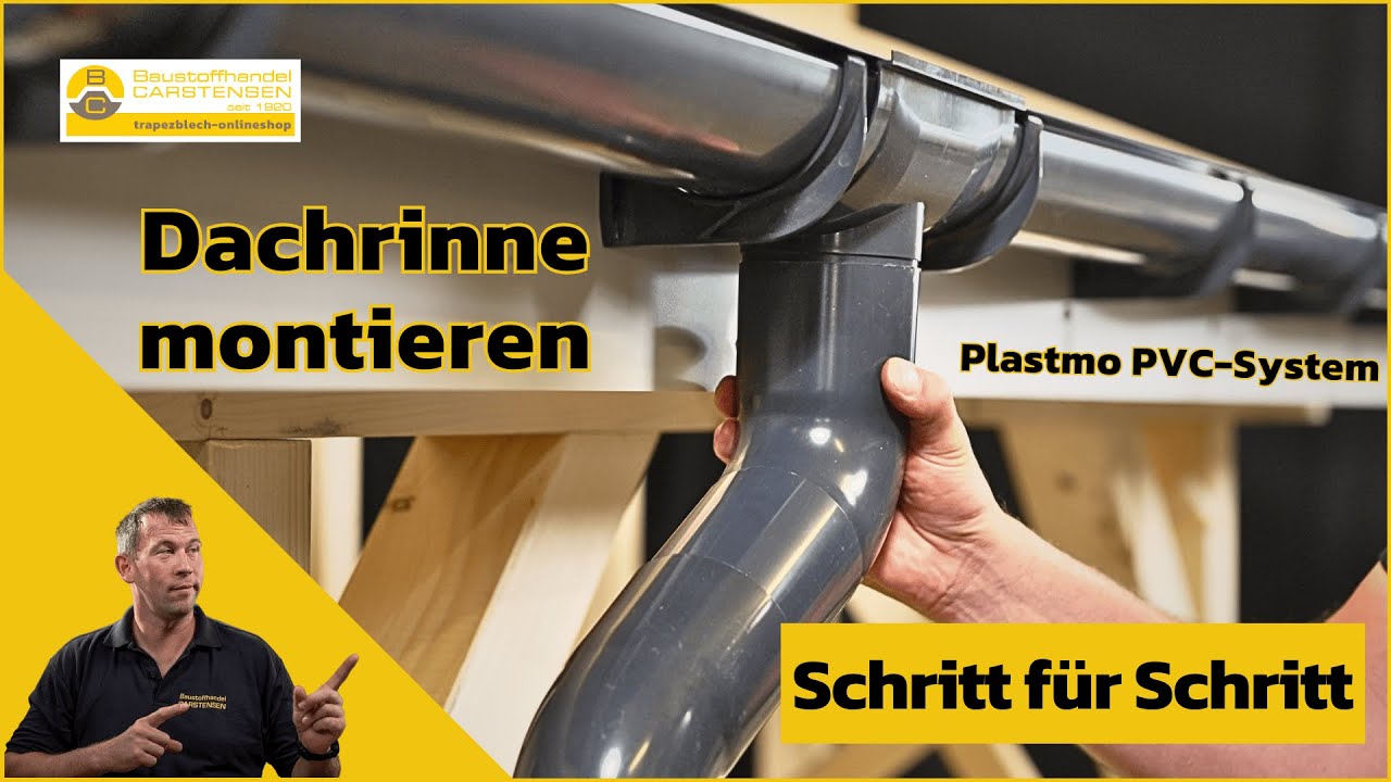 Plastmo Dachrinne montieren – einfache Anleitung für Heimwerker