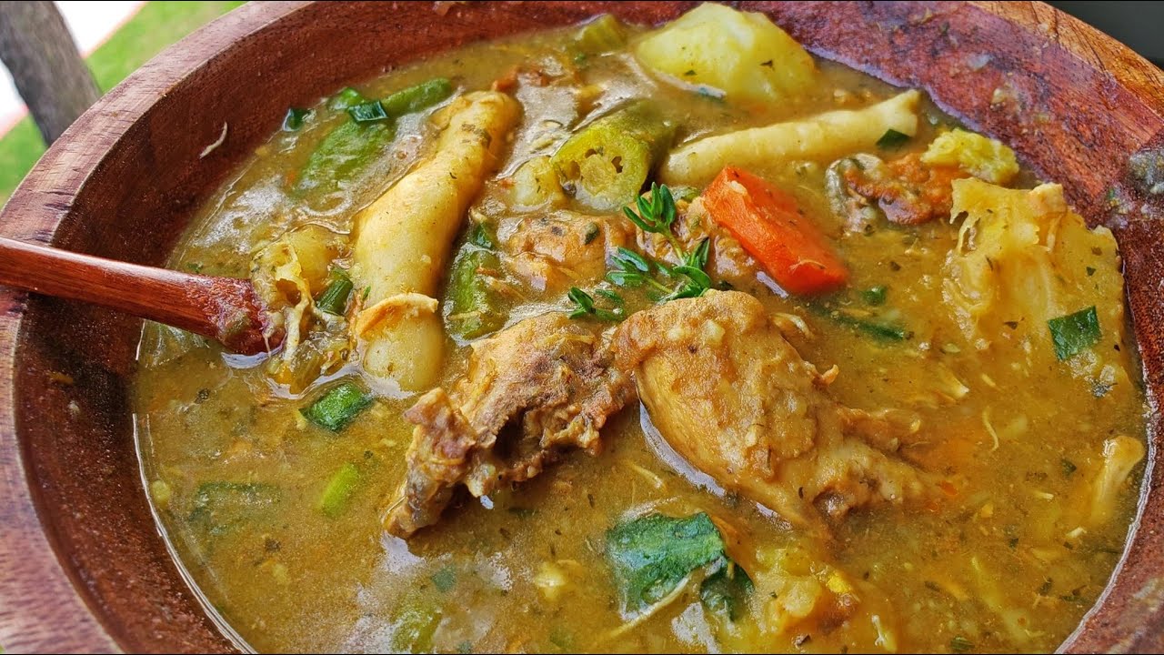 Yummy CHICKEN SOUP (Caribbean-Style)