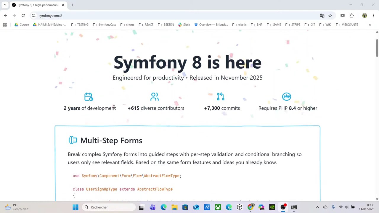 Symfony 8 - introduction