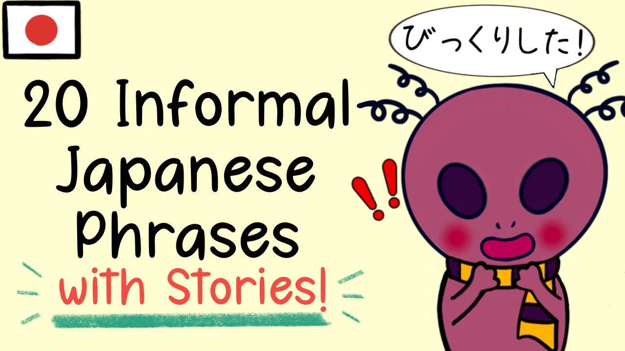 Learn 20 Informal Japanese Phrases with Stories!