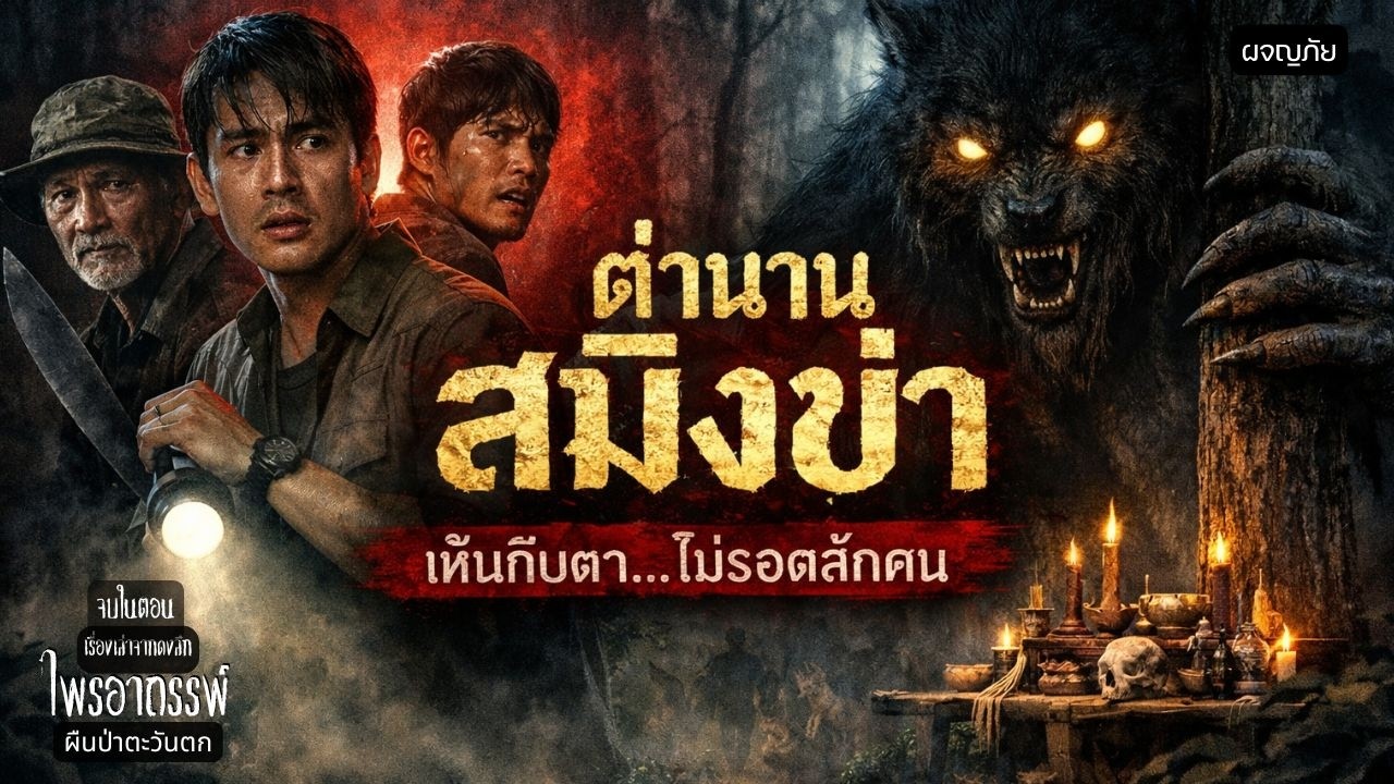 ตำนานสมิงข่า จบในตอน#ปักหมุดเล่าให้รู้#เรื่องเล่าพื้นบ้าน#พรานป่า#เรื่องลี้ลับไทย#ตำนานป่า