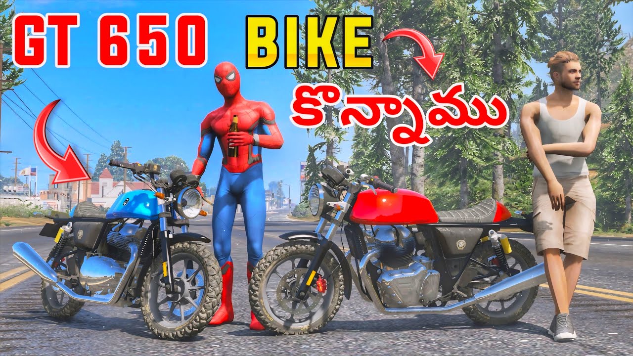 Adam New GT 650 Bike In Gta 5 | Gta 5 In Telugu