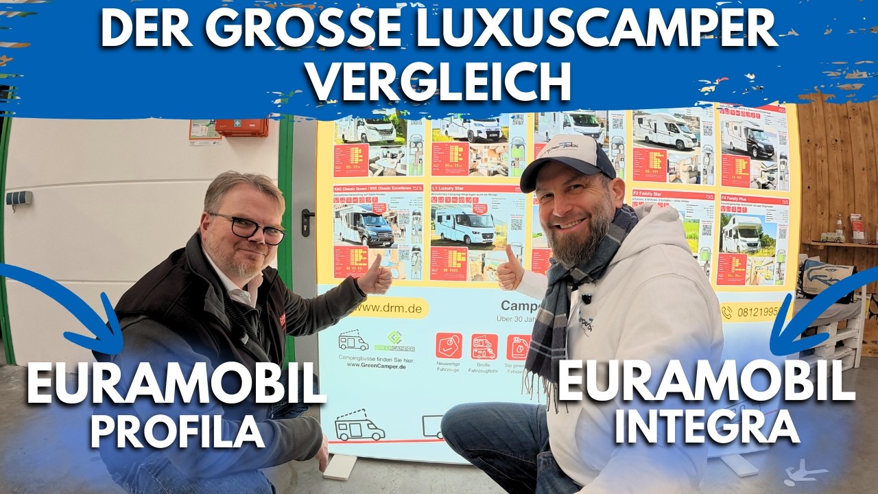 Teilintegriert vs. Vollintegriert 🚐 Euramobil Profila vs. Integra | Welcher Luxus-Camper ist besser?