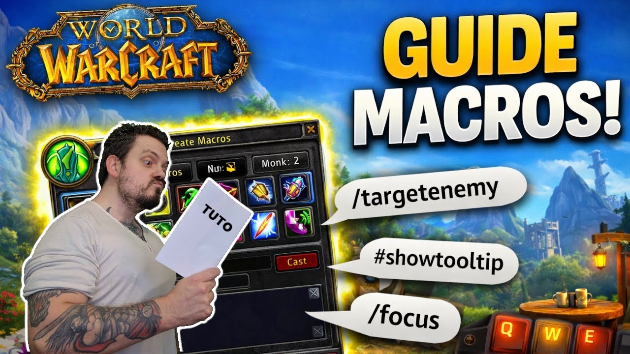Les macros ESSENTIELLES sur WoW (guide débutant)