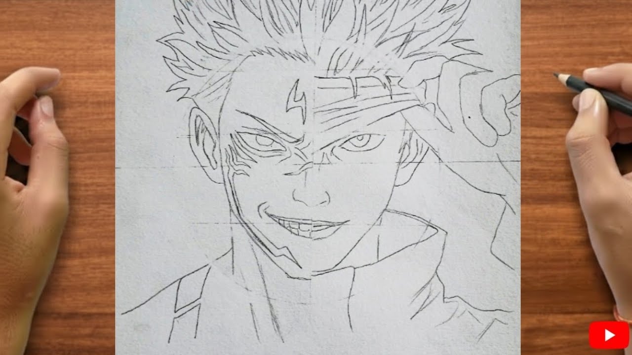 How To Ryomen Sukuna And Gojo Satoru Step By Step || Pencil Drawing Tutorial