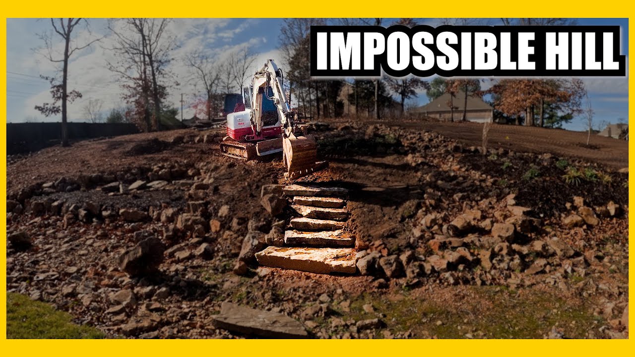 Building a Stone Staircase on a Brutal Hill