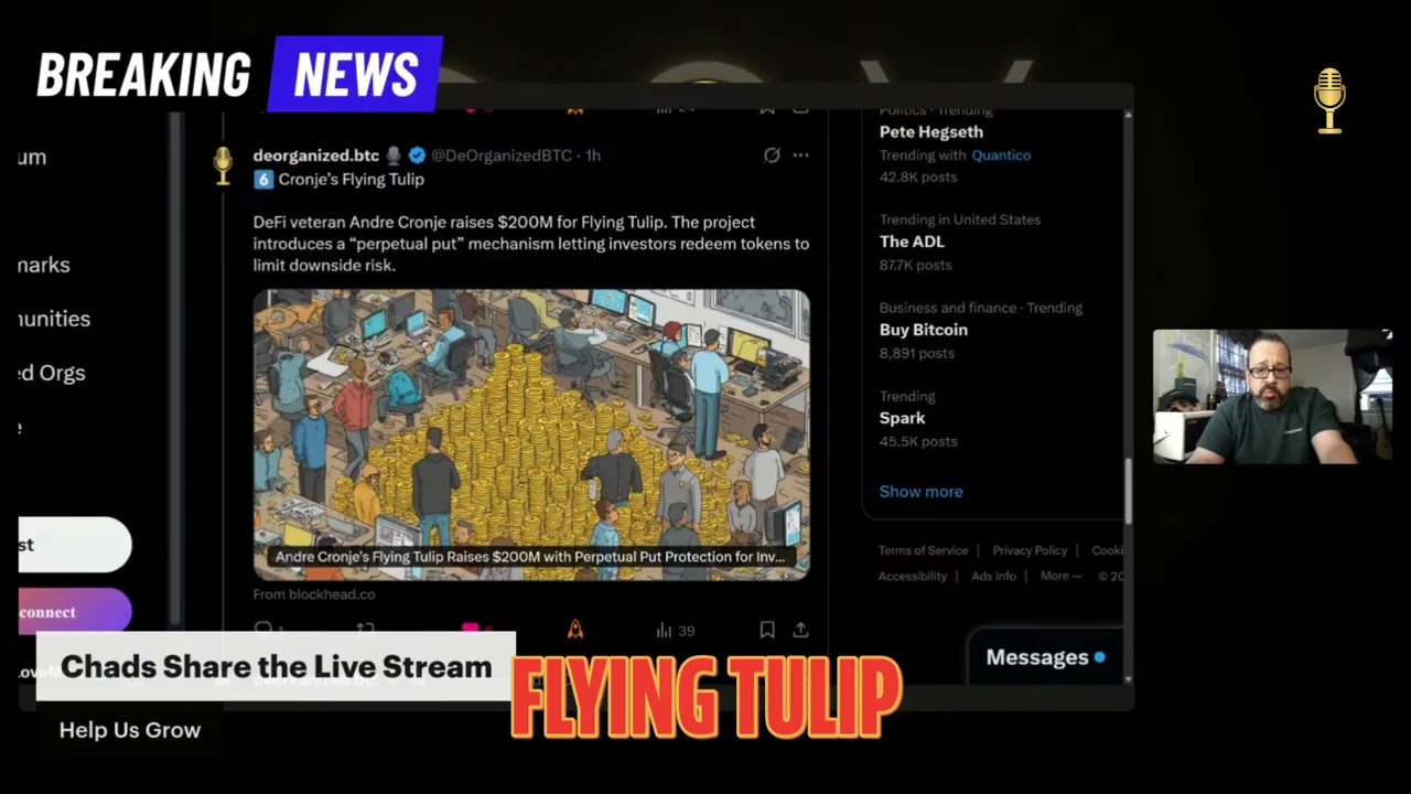 Andre Cronje's $200M DeFi Project: Flying Tulip Explained! #shorts