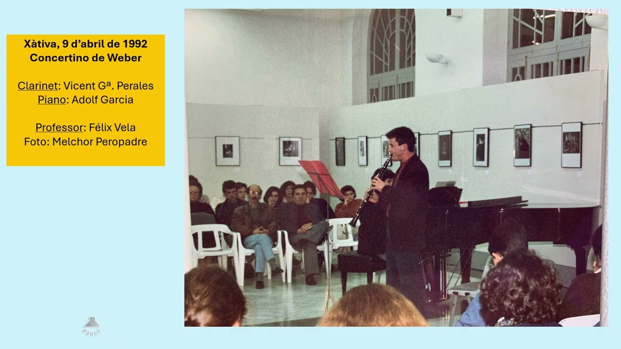 Concertino WEBER, Vicent, 9 abril 1992