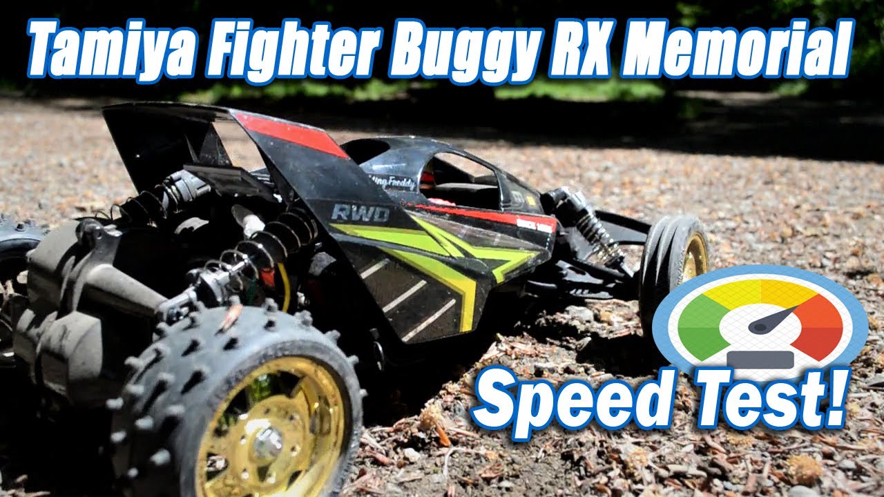 Tamiya DT01 Fighter Buggy Stock Speed Test + Bonus Footage!