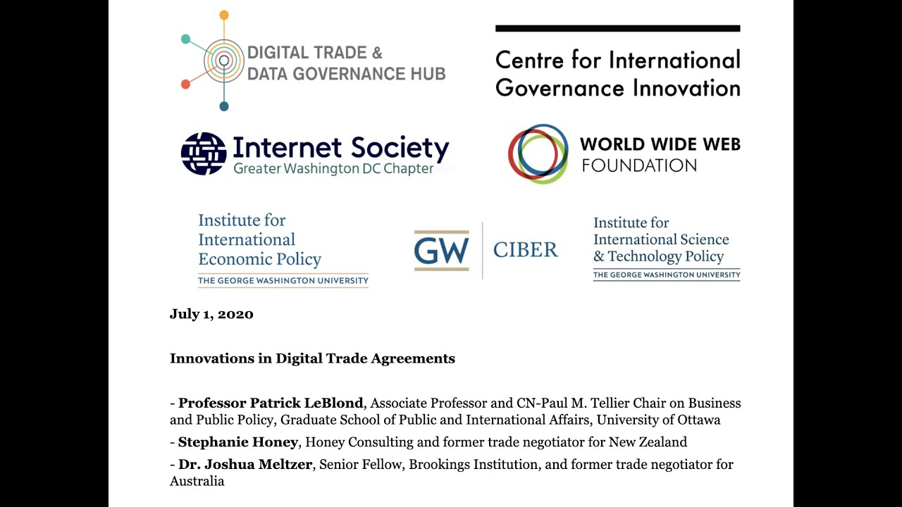 DataGovHub: Innovations in Digital Trade Agreements