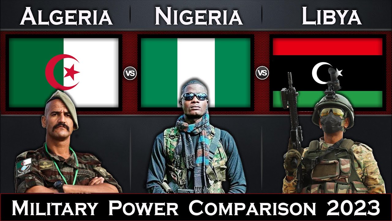 Algeria vs Nigeria vs Libya Military Power Comparison 2023 | Global Power