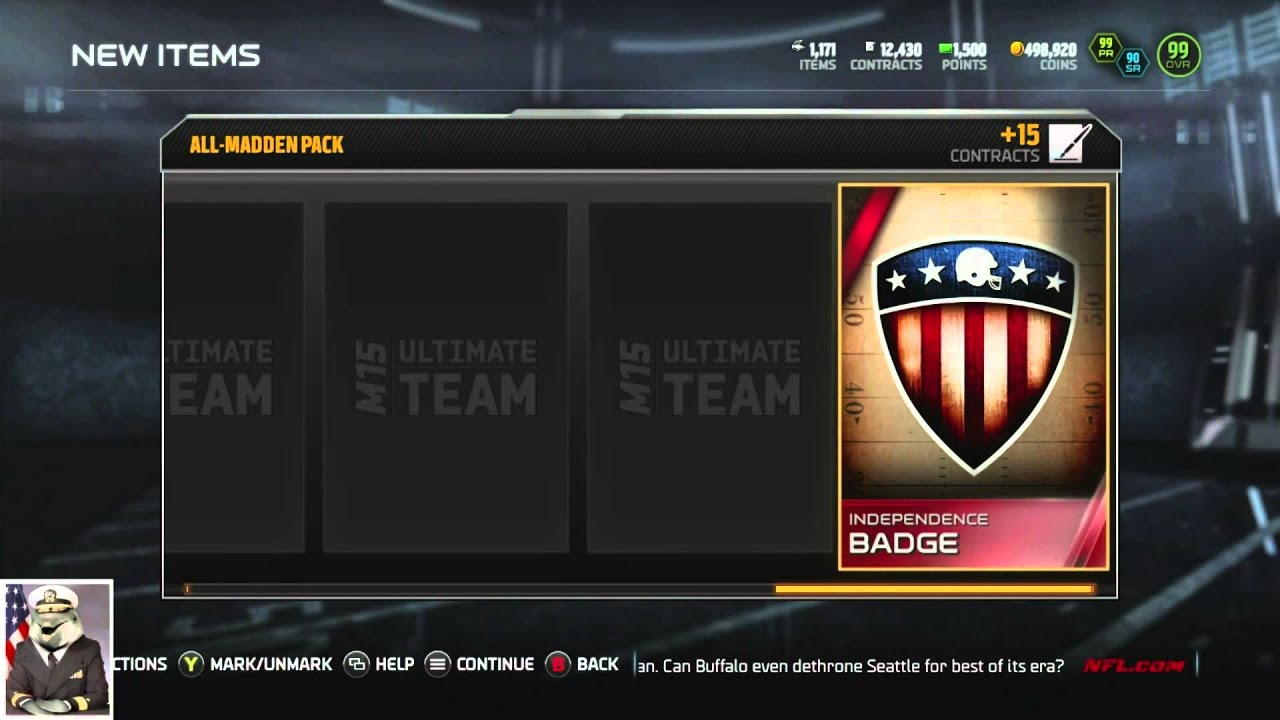 Madden 15 Ultimate Team :: All Madden Bundle Opening! ::-XBOX ONE Madden 15 Ultimate Team