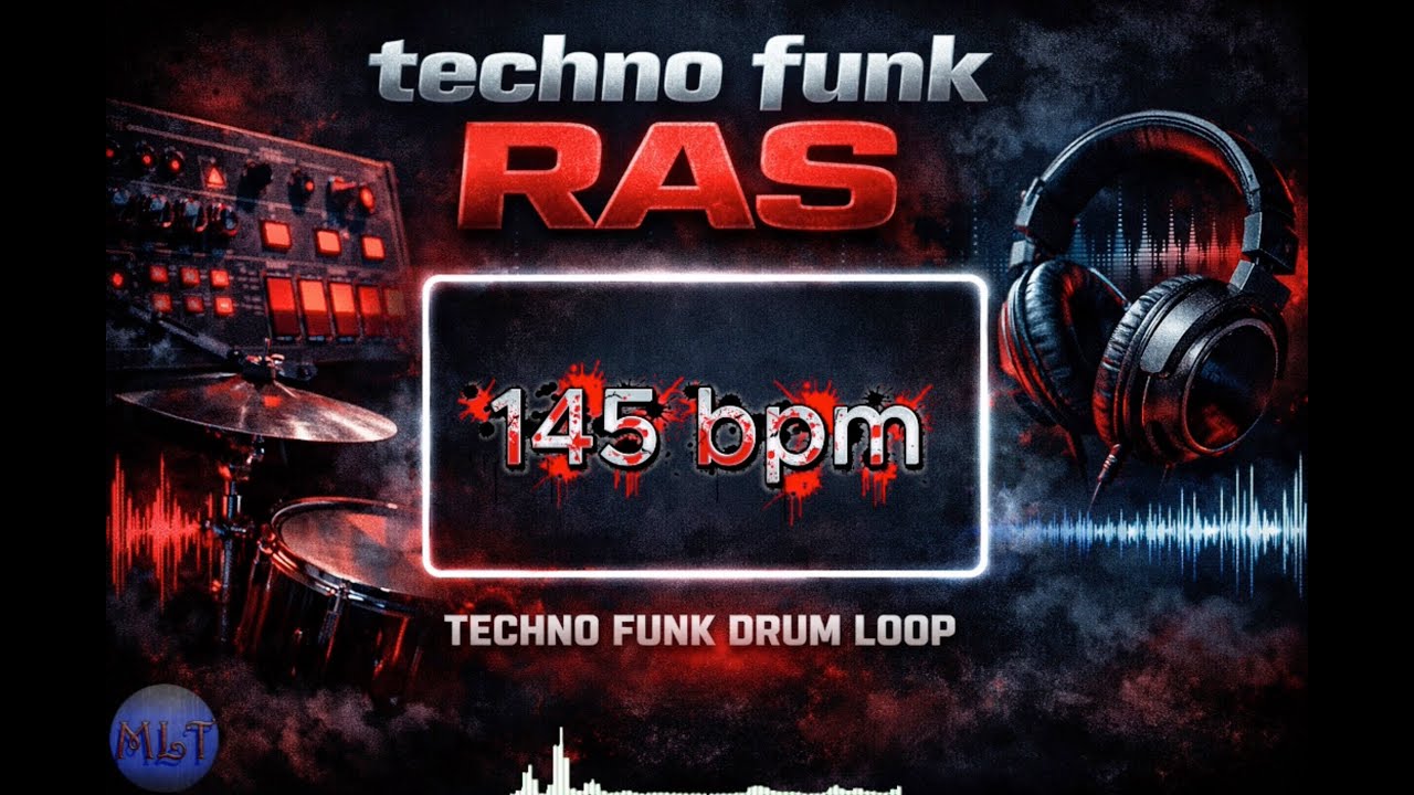 145 bpm - Backing Techno Funk Metronome