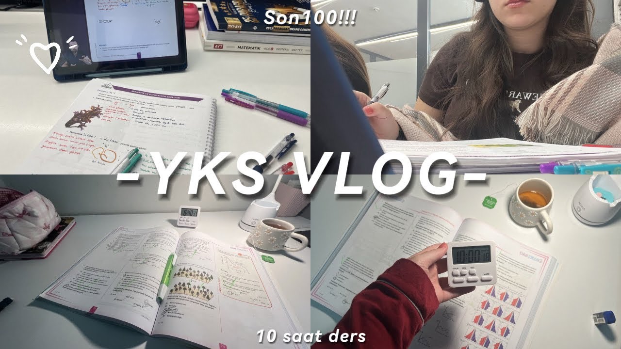 10 SAAT DERS ÇALIŞMAK/konular ne zaman bitecek? #yks26 