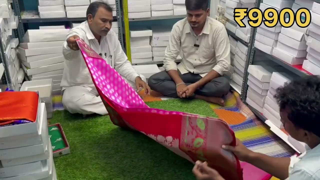Pure handloom venkatagiri pattu sarees with weavers price in pavan handlooms