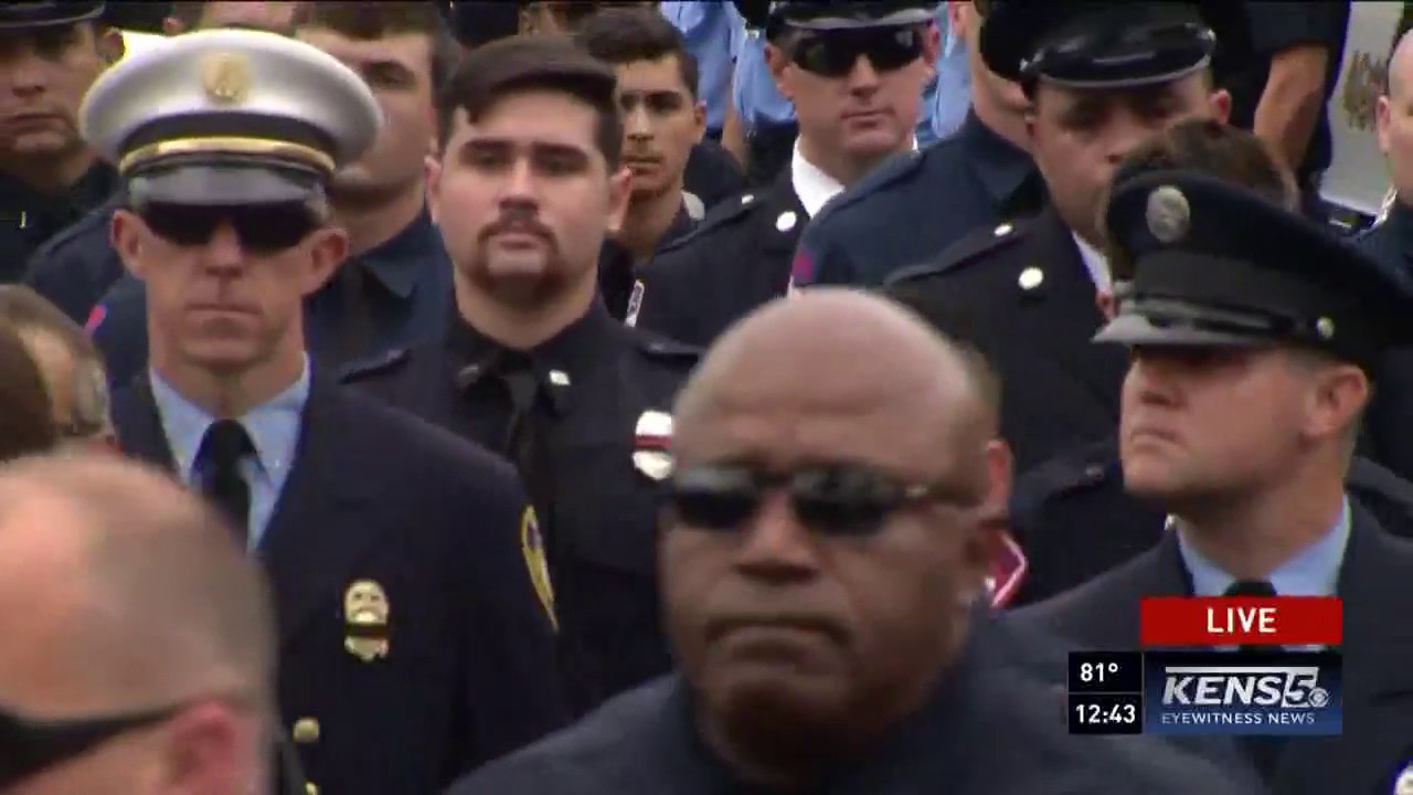Hundreds of firefighters salute SAFD fallen firefighter Scott Deem
