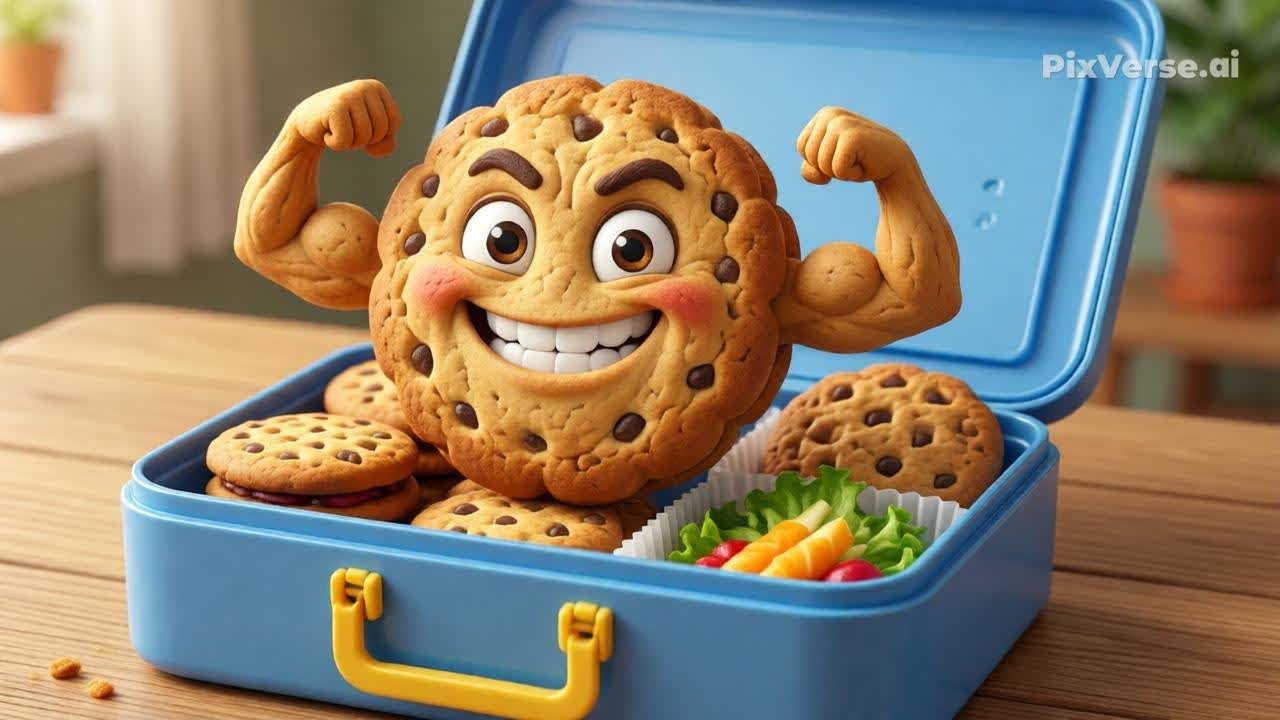 🍪🎶 Two Cookie Friends | Cute Nursery Song for Kids | 3D Animated Music Video 🎶🍪