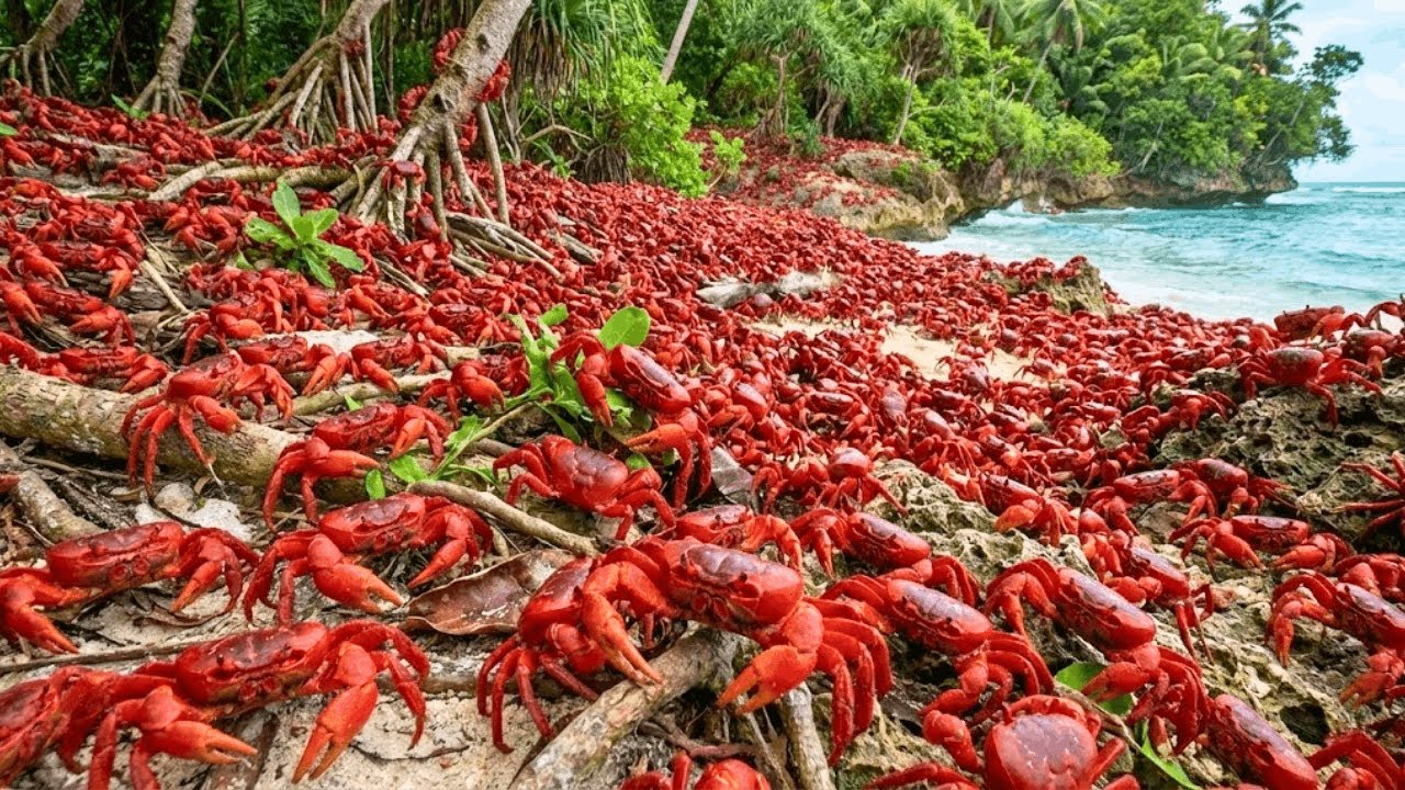 L'Australie laisse des millions de crabes rouges envahir une île : la suite choque tout le monde