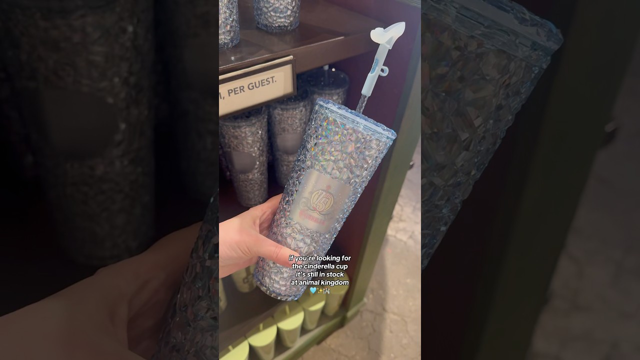 ✨the gorgeous cinderella cup is in stock at animal kingdom ✨