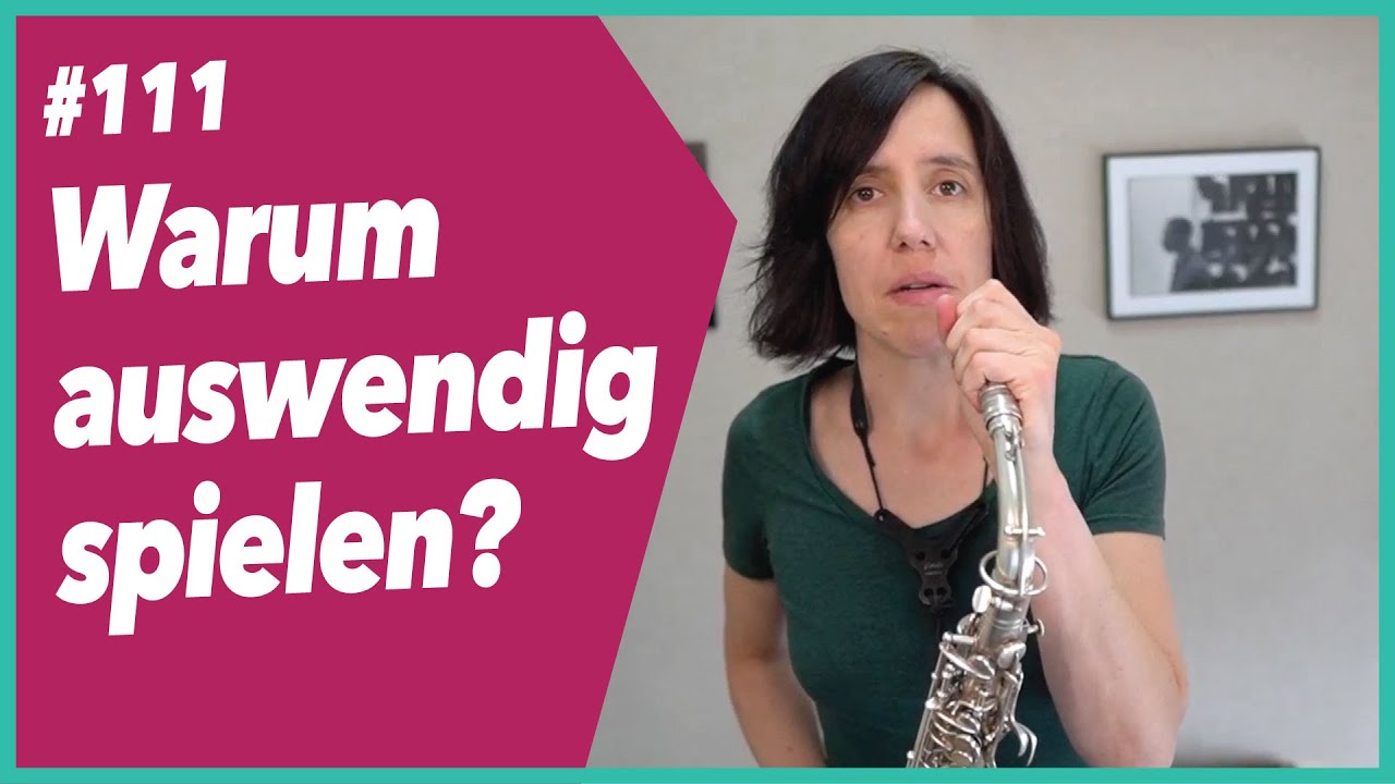 Saxophon lernen: Warum auswendig spielen?