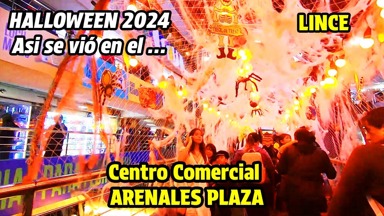 CENTRO COMERCIAL ARENALES PLAZA LINCE en HALLOWEEN 2024 🎃 Lima 🇵🇪