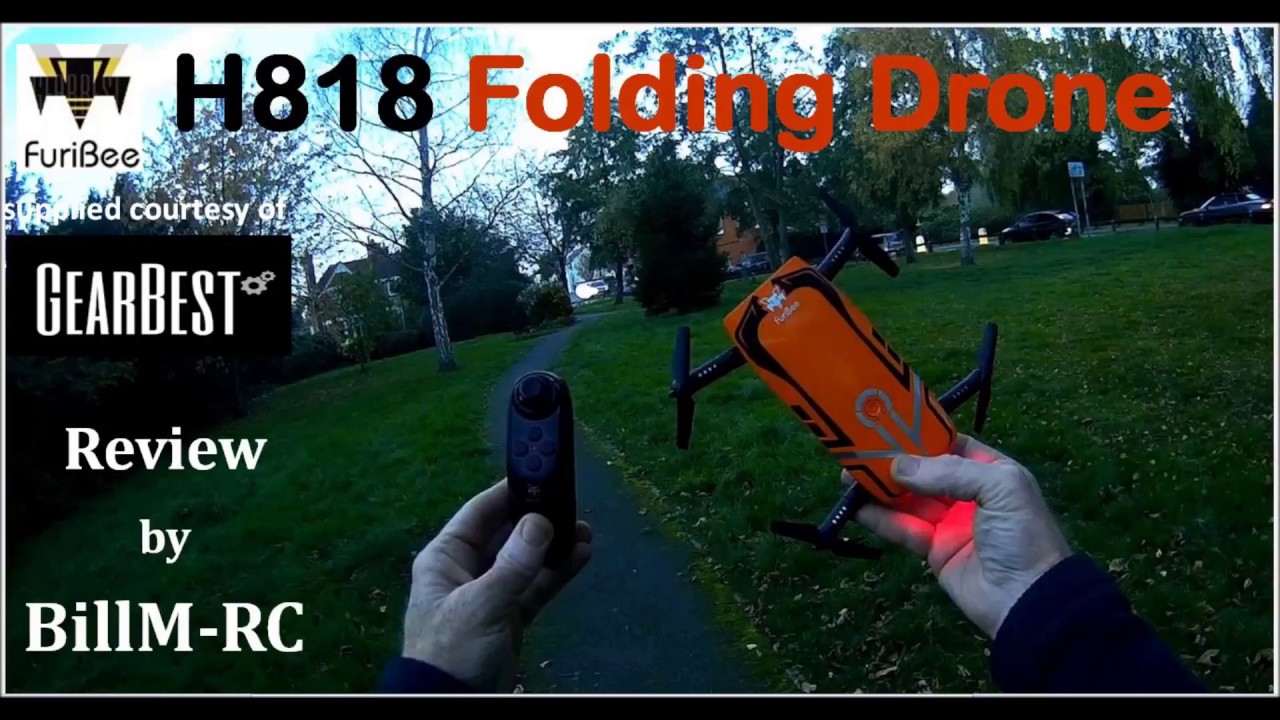 Furibee H818 review - Foldable drone with 2mp WiFi FPV Camera