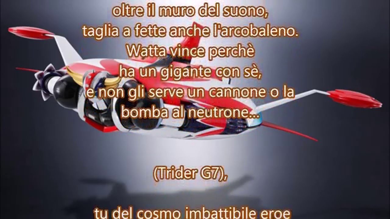 L'invincibile robot Trider G7  -  sigla - karaoke - strumentale