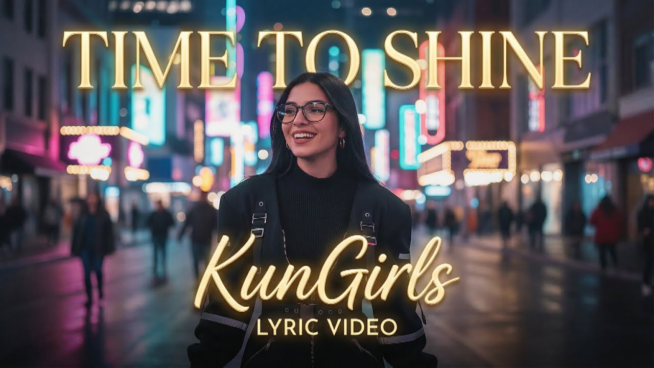 KunGirls – Time to Shine Official Lyric Video 🌌✨