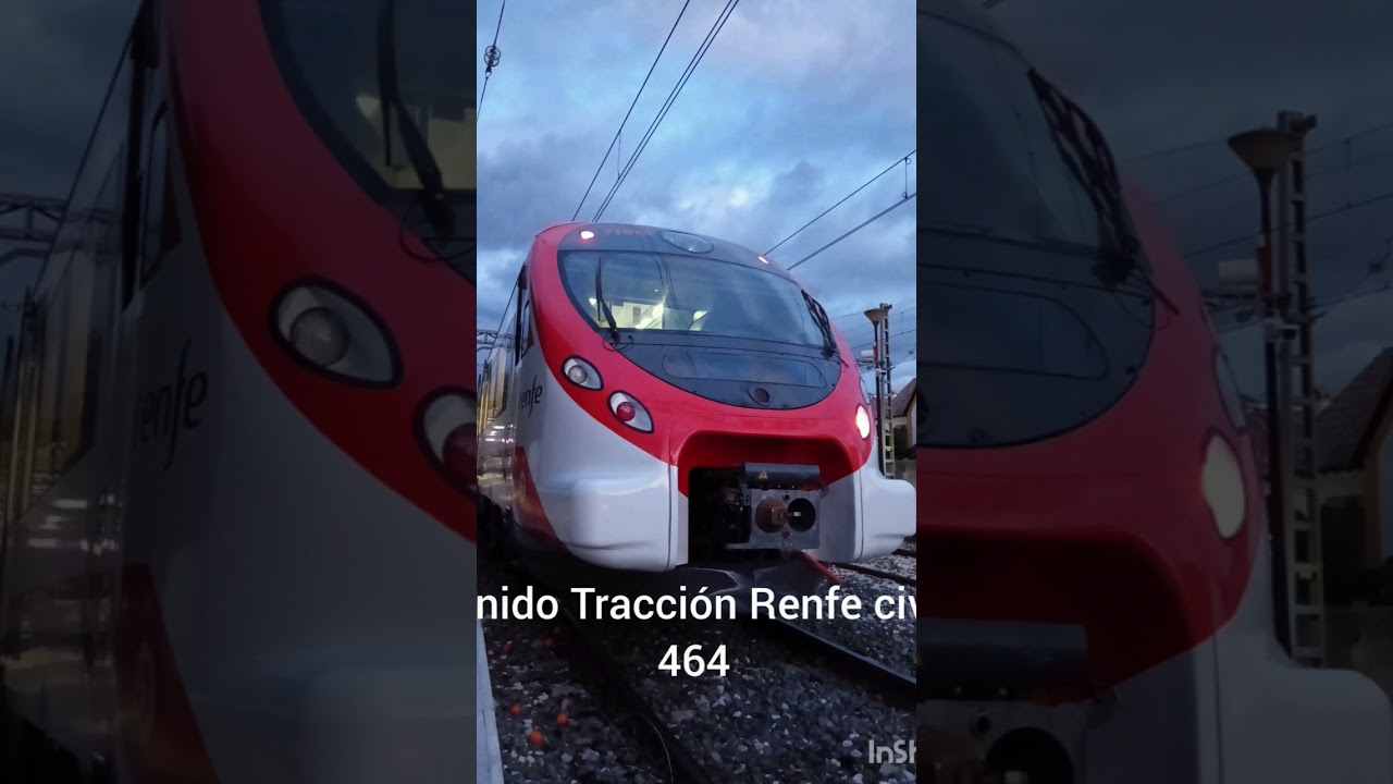 Sonido de Tracci&oacute;n Renfe civia 464 #train #short #railways #trainspotter #vias