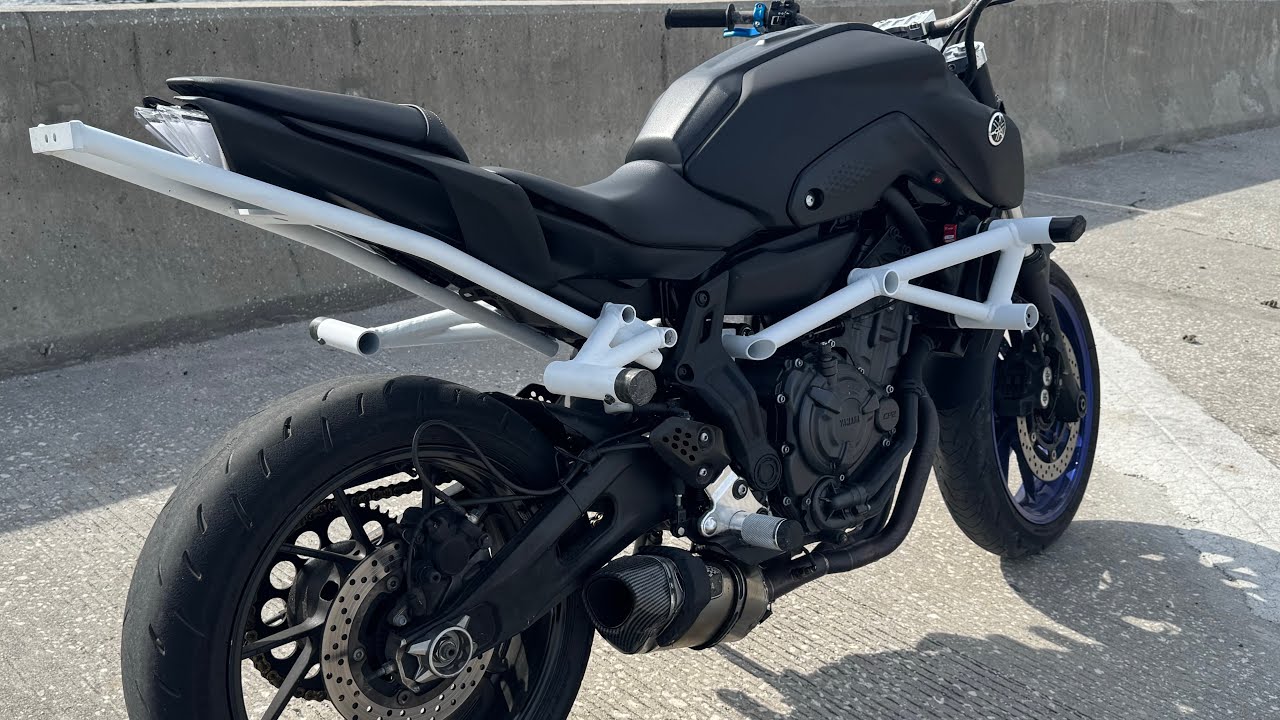 Stunt Bike build is almost done (Mt-07)