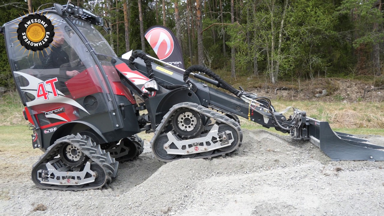 Norcar 4T quad track loader demonstration
