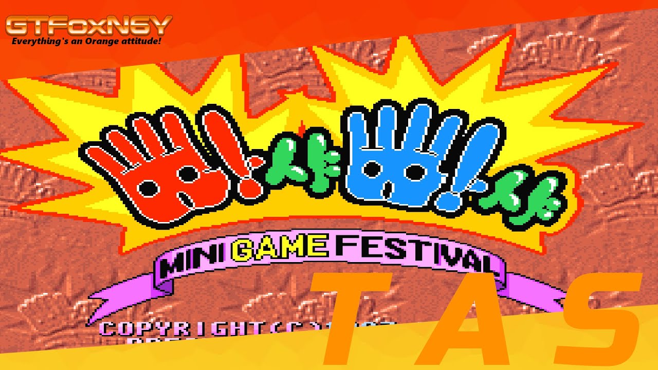 GTFoxTAS: Pasha Pasha Champ Mini Game Festival (빠샤빠샤 미니게임 페스티벌)
