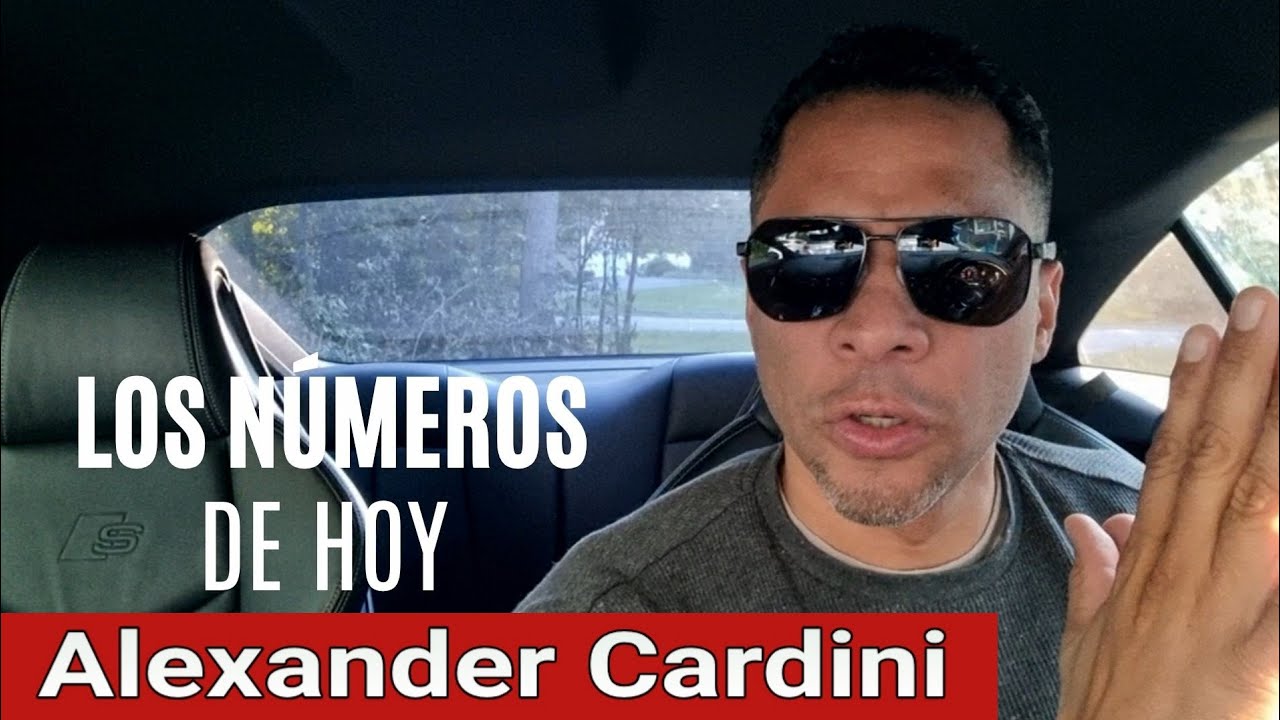 NUMERO FUERTE PARA HOY | 30 AGOSTO,  Cardini Numeros de Hoy | Alexander Cardini