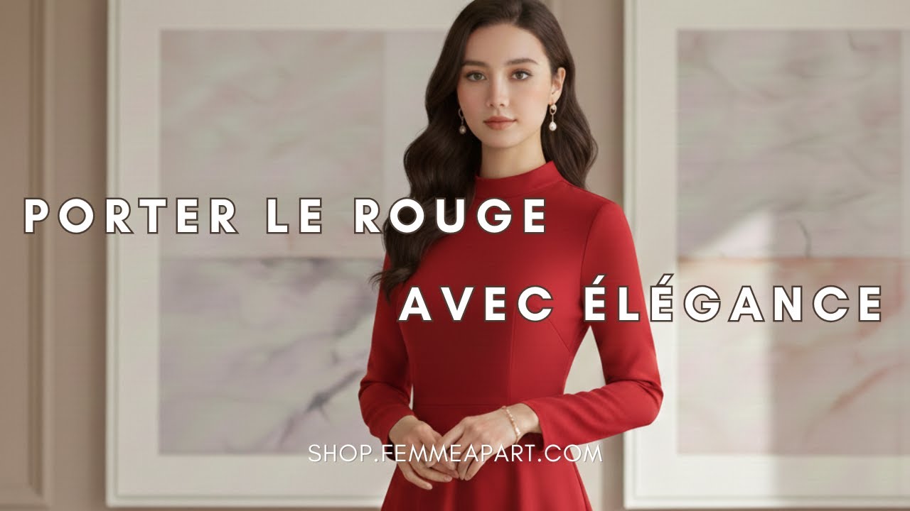 Comment porter le rouge avec élégance ? 3 robes, 3 associations de couleurs