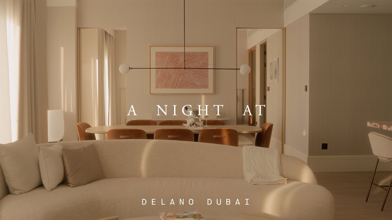 A Night At the $3,500 Collins Suite with Private Balcony - Delano Dubai | A NIGHT AT | Hotel Tour