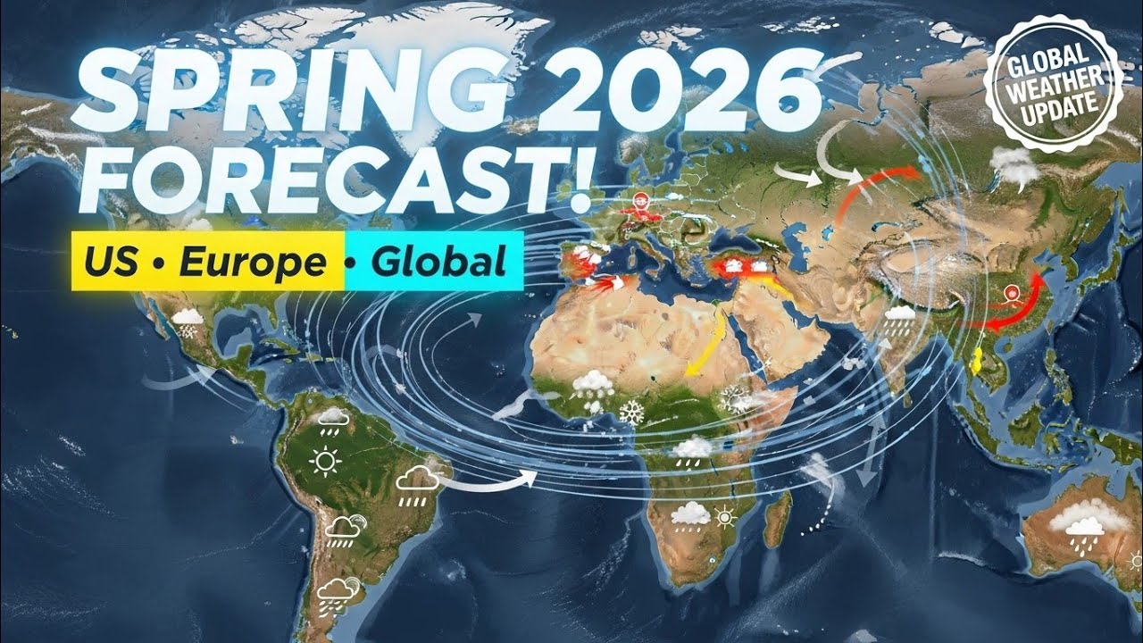 Обзор погоды на весну 2026 года: региональные прогнозы для США, Европы и других регионов!