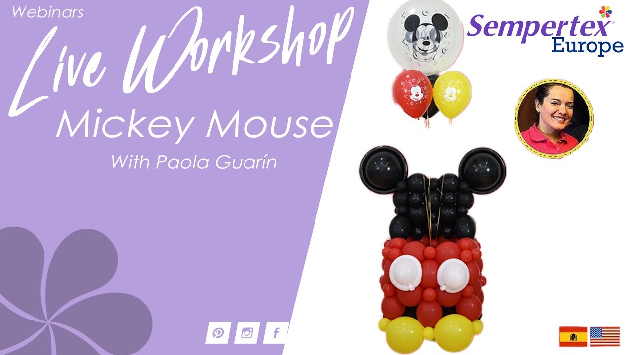 Mickey Mouse Balloon Basket | Balloon Tutorial | Live