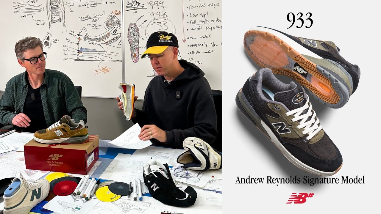 New Balance Andrew Reynolds 933 Shoes - Secret Details, 990 Inspiration, NBA technology, & more
