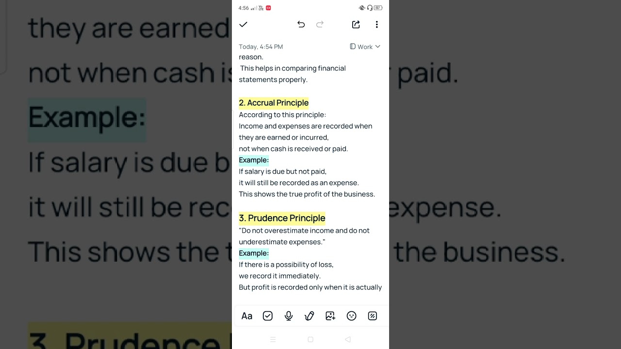 Important Accounting Principles with Examples#AccountingPrinciples#FinancialAccounting