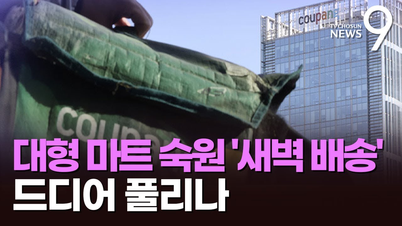 대형마트 '새벽배송' 빗장 풀리나…당정, 유통법 개정 추진 [뉴스9]